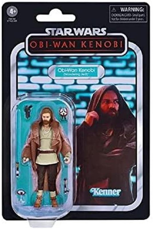 STAR WARS The Vintage Collection OBI-Wan Kenobi - Juguete Wandering Jedi, figura a escala de 3.75 pulgadas, para niños de 4 años en adelante, multicolor, F4474