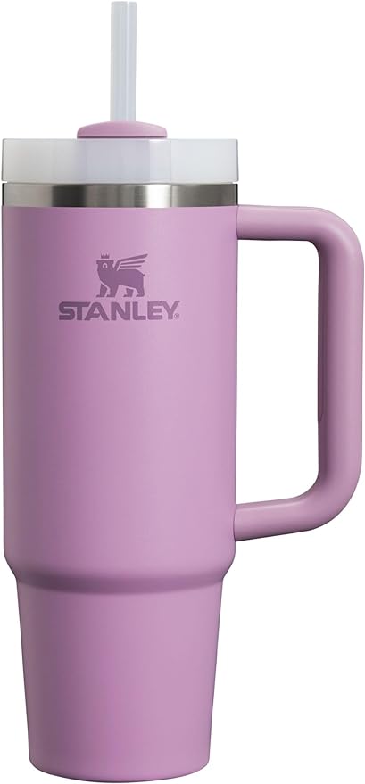 Stanley Quencher H2.0 FlowState - Vaso aislado al vacío de acero inoxidable con tapa y popote para agua, té helado o café