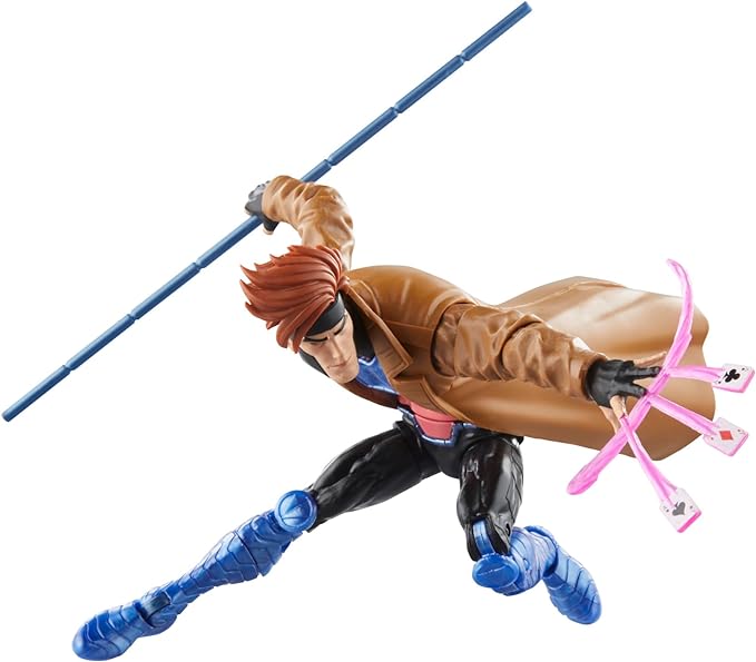 Marvel Legends Series Gambit, X-Men ‘97 Collectible 6-Inch Action Figures