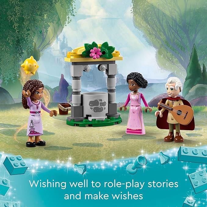 LEGO Disney Wish: Asha's Cottage 43231 - Juego de juguetes de construcción, una casa de campo para la vida de rol en la aldea, regalo coleccionable para fanáticos de la película de Disney, regalo para