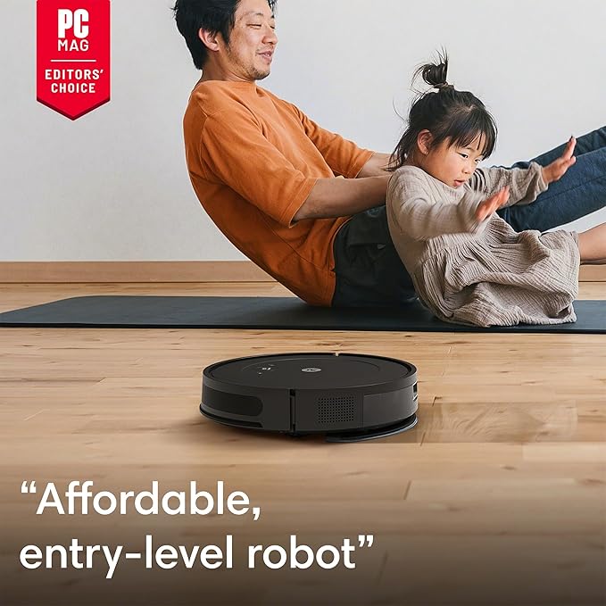 iRobot Roomba Combo Robot Aspirador y Trapeador (Y0110) - Fácil de usar, succión de elevación de potencia, aspiradoras y trapeadores, limpieza multisuperficie, navegación inteligente limpia en filas