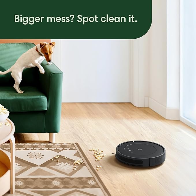 iRobot Roomba Combo Robot Aspirador y Trapeador (Y0110) - Fácil de usar, succión de elevación de potencia, aspiradoras y trapeadores, limpieza multisuperficie, navegación inteligente limpia en filas